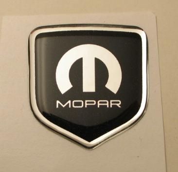 3D Black-Chrome Mopar Steering Wheel Decal 05-10 Dodge Car 3D Black-Chrome Mopar Steering Wheel Decal 05-10 Dodge Car